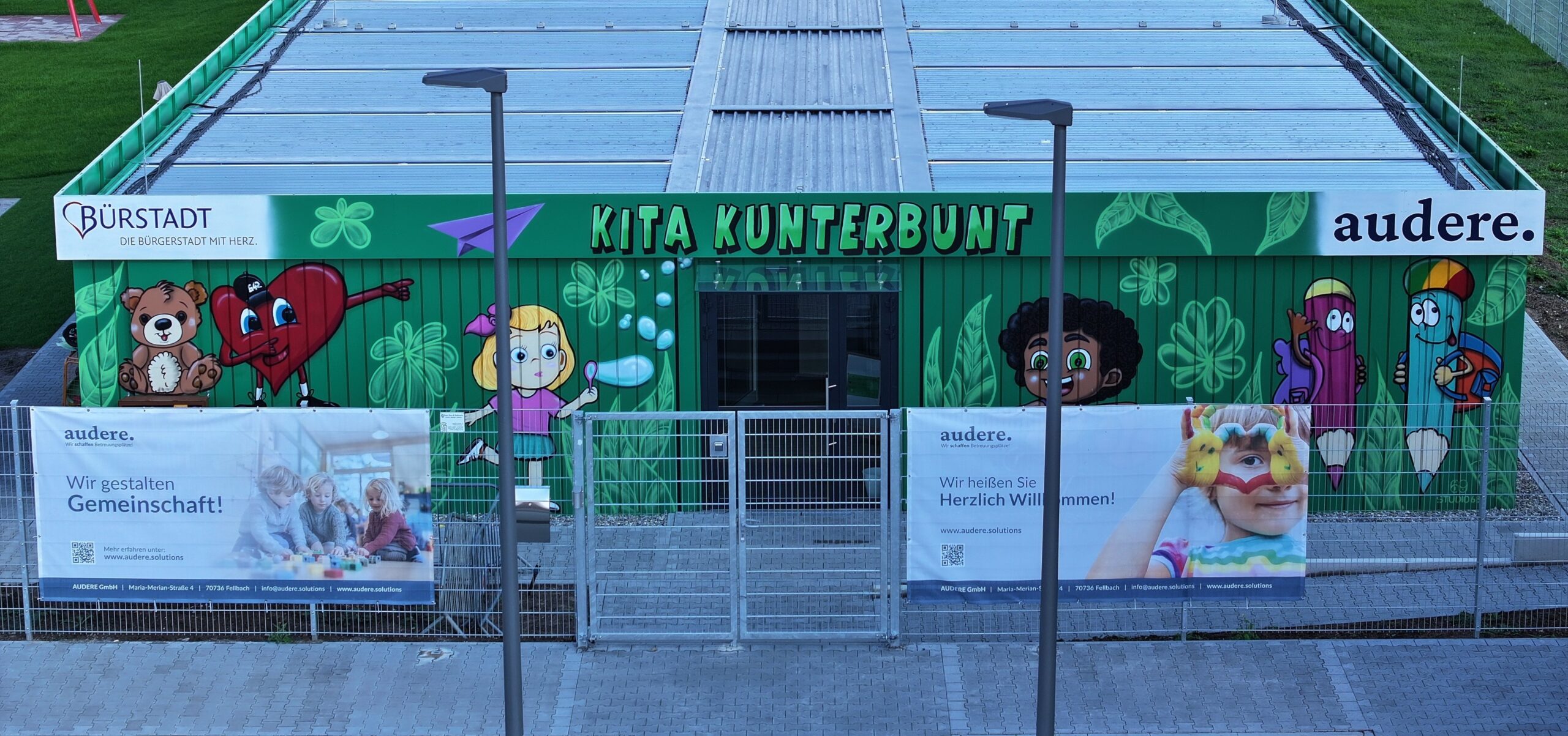Bürstadt feiert die Einweihung des Kindergartens „Kunterbunt“